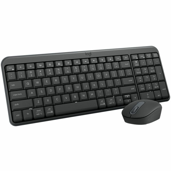 Logitech MK250 Bluetooth Wireless Mouse and Keyboard Combo: Fast & Easy Connectivity Compact Wireless Keyboard Ambidextrous Mouse (Graphite) - Wireless Bluetooth Keyboard - Graphite - Wireless Bl...